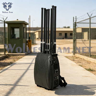 50–500 Meters Manpack Wireless Signal Jammer for Outdoor Field Patrol Anti-UAV And Perimeter Security