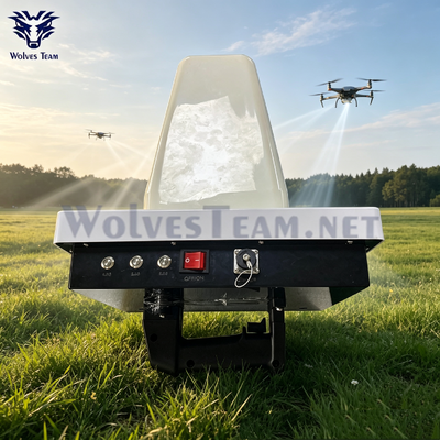Shield‑Style Drone Jammer With Battery Customizable Frequency And Power Portable Handheld Design