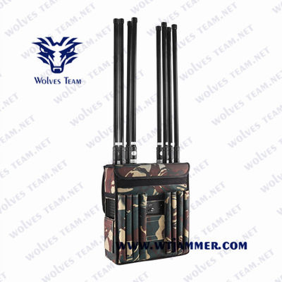 Встроенный в аккумулятор 40 Вт GSM 3G 4G Wi-Fi рюкзак сигнальный джаммер
