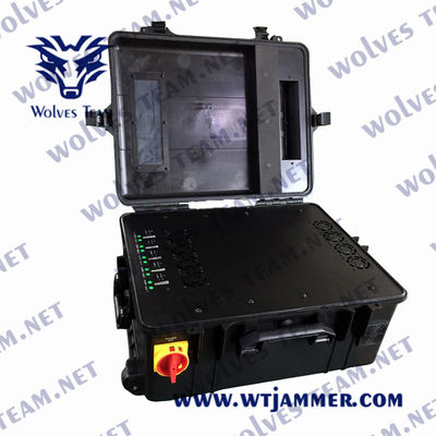 Jammers RF трутня 2500m водоустойчивые анти- сигнализируют Jammer трутня UAV