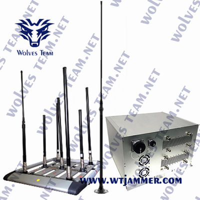 330W IED Бомбозапиратель WIFI VHF UHF GPS 4G 5G с системой конвоя DDS