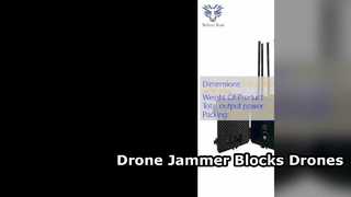 Блокировщик сигналов высокой мощности Drone Jammer 600 Вт